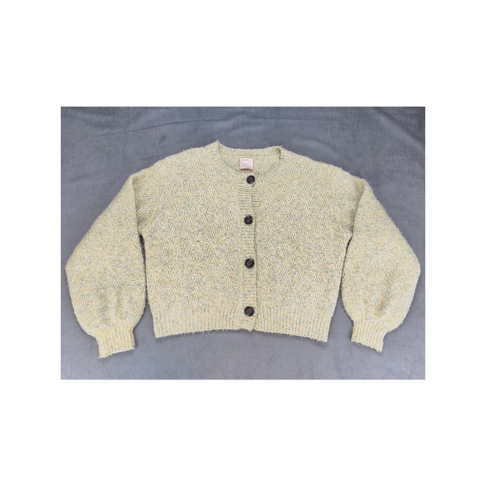 Kerisma Casual Grunge Hispter Eco Yarn Cassi Wavy Ribbed Multicolor Cardigan S/M